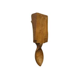 Curiosity - Wooden Spoon - An Everyday Object With An Interrupted Gesture - Folk Art