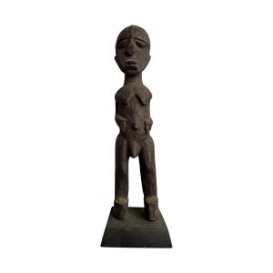 African Art, Primitive Art - Ancient Female Statue Lobi