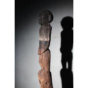 Wooden Sacrificial Pole Figure Fon