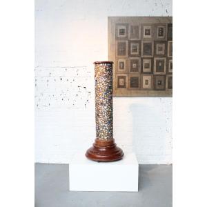 French Pique Assiette Column