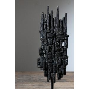 Bronze Brutalist Sculpture By Marc De Bruyn - 1970s