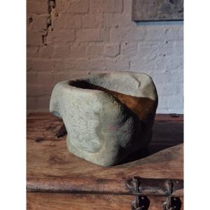 17thc Atypical Stone Mortar