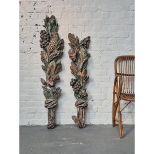 19th Century Floral Sculptures