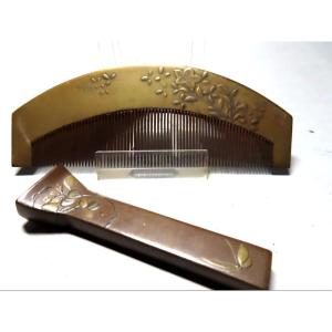 Kushi. .comb And Pin. Meiji Period (1868-1912)