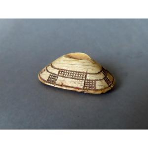 African Ceremonial Button. Early 20th Century
