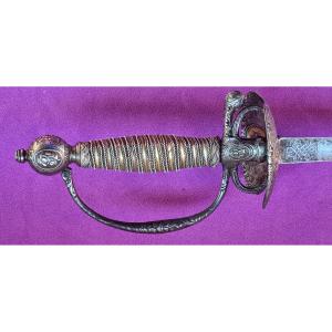 Finely Chiseled Musketeer Sword Second Half Of 18th