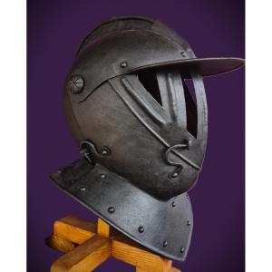 Germanic Cuirassier's Mantelhelm Armet Circa 1600