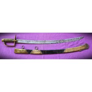 Hussar Saberfor Hungarians Serving France Circa 1750