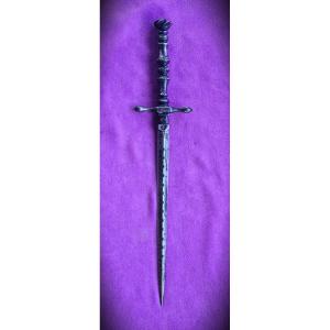 Germanic Stiletto With Marian Monogram, 17th Century