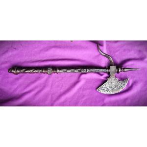 All-metal Battle Axe, 16th-century Style