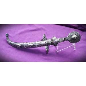 Antique Koummya  Dagger Signed, Morocco, 19th Century