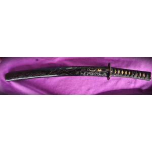 Edo Period Wakizashi, Interesting Mount, Unusual Blade Shape