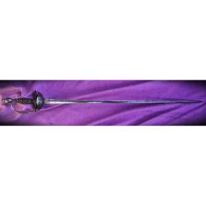 Taza Rapier For Town Wear, End Of The Reign Of Louis XIV (17th Cent.)