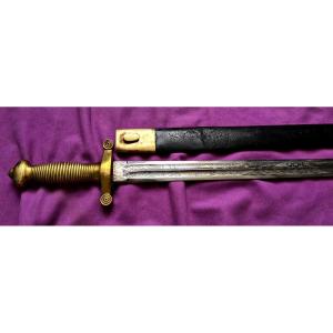 Glaive 1831 With Very Richly Decorated Blade