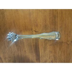 19th Century Silver-gilt Sugar Tongs