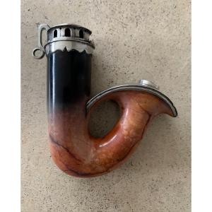 Pipe Case, Meerschaum And Silver, Empire Period