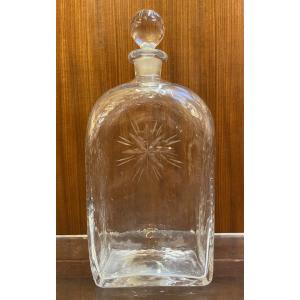Cut Glass Bottle, Early 19th Century