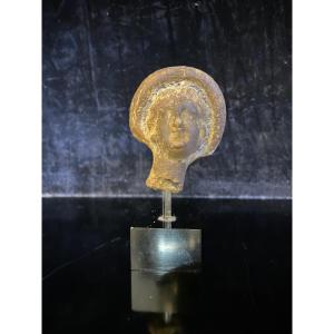 Terracotta Votive Head, Ancient Period, 2nd/3rd Century B.c.