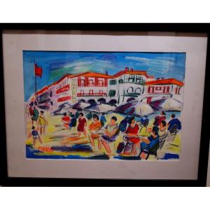 “place Des Basques” By Catherine Garros