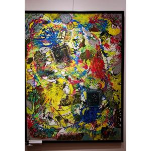 Painting On Canvas Life By Jamila Iloughmane