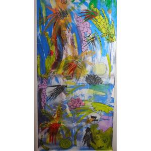 Oil On Canvas Hymn To Nature