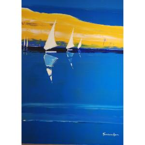 A Stroll On The Nile By Guy Fontdeville