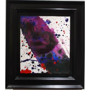 Acrylic On Paper By Sam Francis
