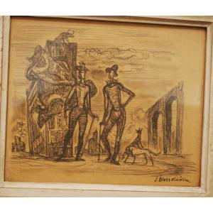 Two Characters In An Imaginary Landscape