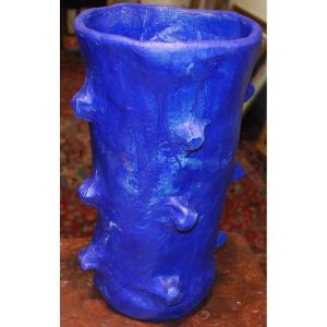 Large Blue Klein Vase