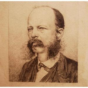 Portrait Of A Man By A Point
