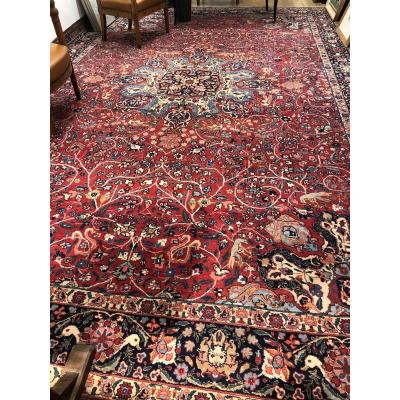 Beautiful And Important Hand-knotted Persian Carpet Decorated With Stylized Volatile Animals, Ducks.