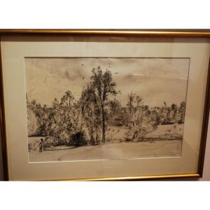 Landscape Of The Gers Countryside By Mario Cavaglieri