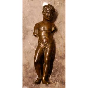 Angelot En Bronze Doré