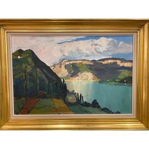 Lac Du Bourget, Bourdeau, By Nancie Poignant