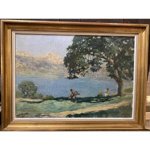 Lake Annecy By Lucien Jonas 