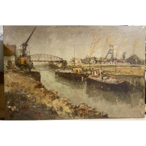 Port Of Condé-sur-l'escaut, By Stenlein