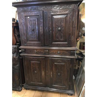 4 Renaissance Style Walnut Doors