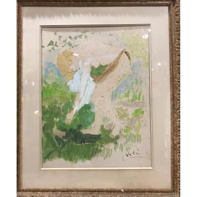 La Baigneuse By M .vertés