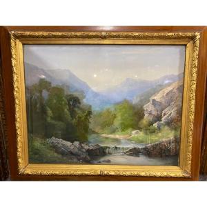 Landscape At Torrent By Charles Node