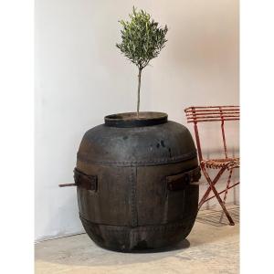 Ponne Cuve Rivetee Copper 19th