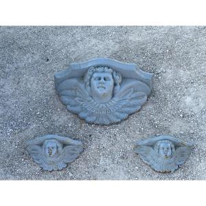 19th Century Cast Iron Wall Fountain