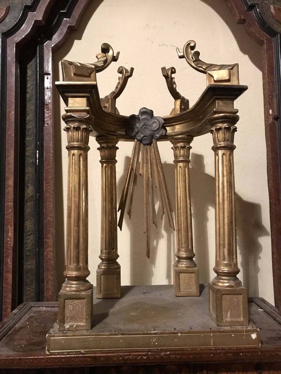 Temple En Bois Doré, Fin XVIIIe Siècle.