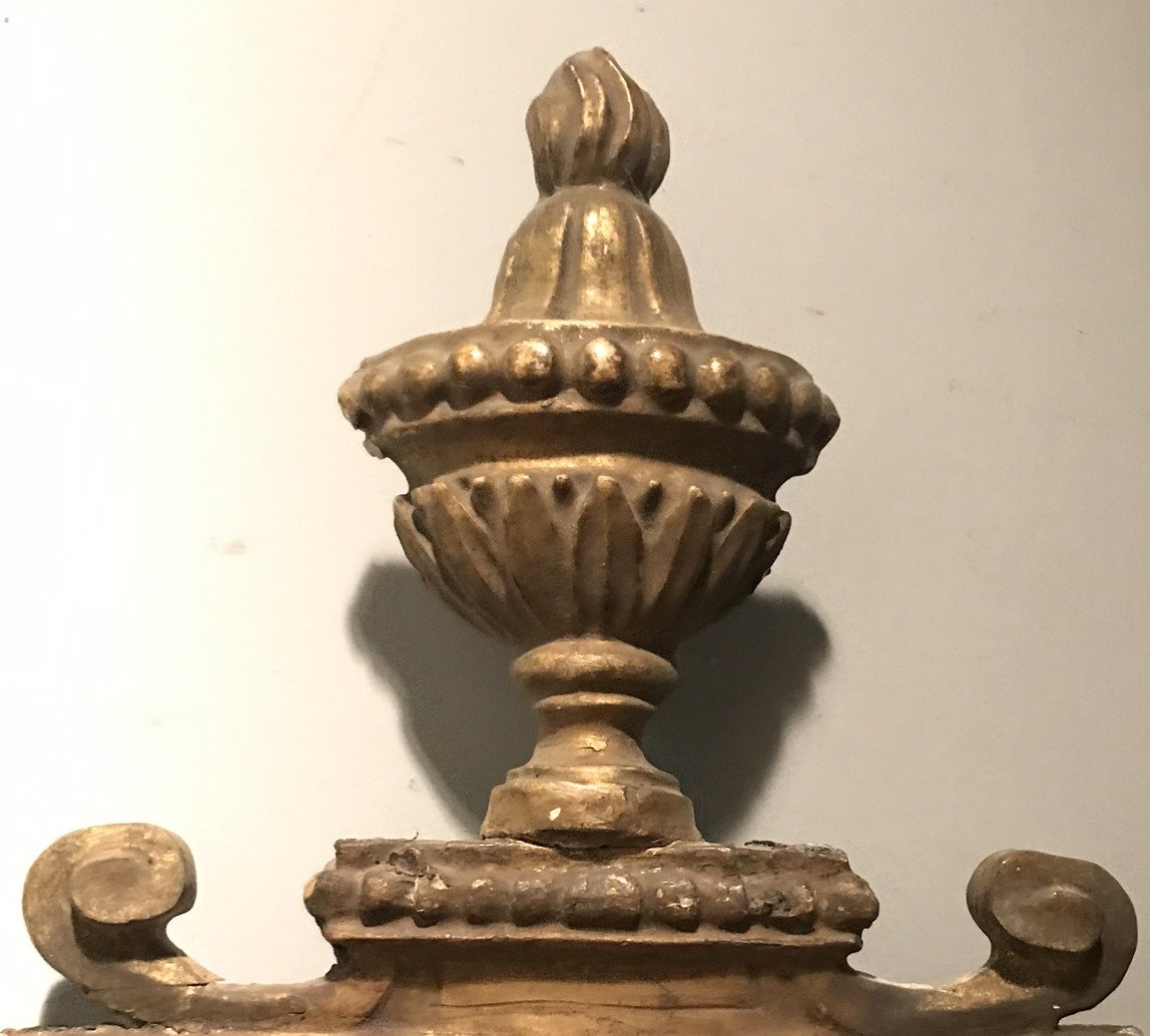 Petit Miroir Toscan Du XVIIIe Siècle. -photo-1