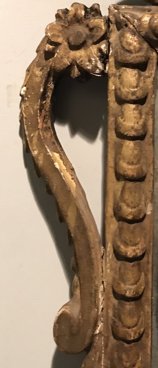 Petit Miroir Toscan Du XVIIIe Siècle. -photo-2
