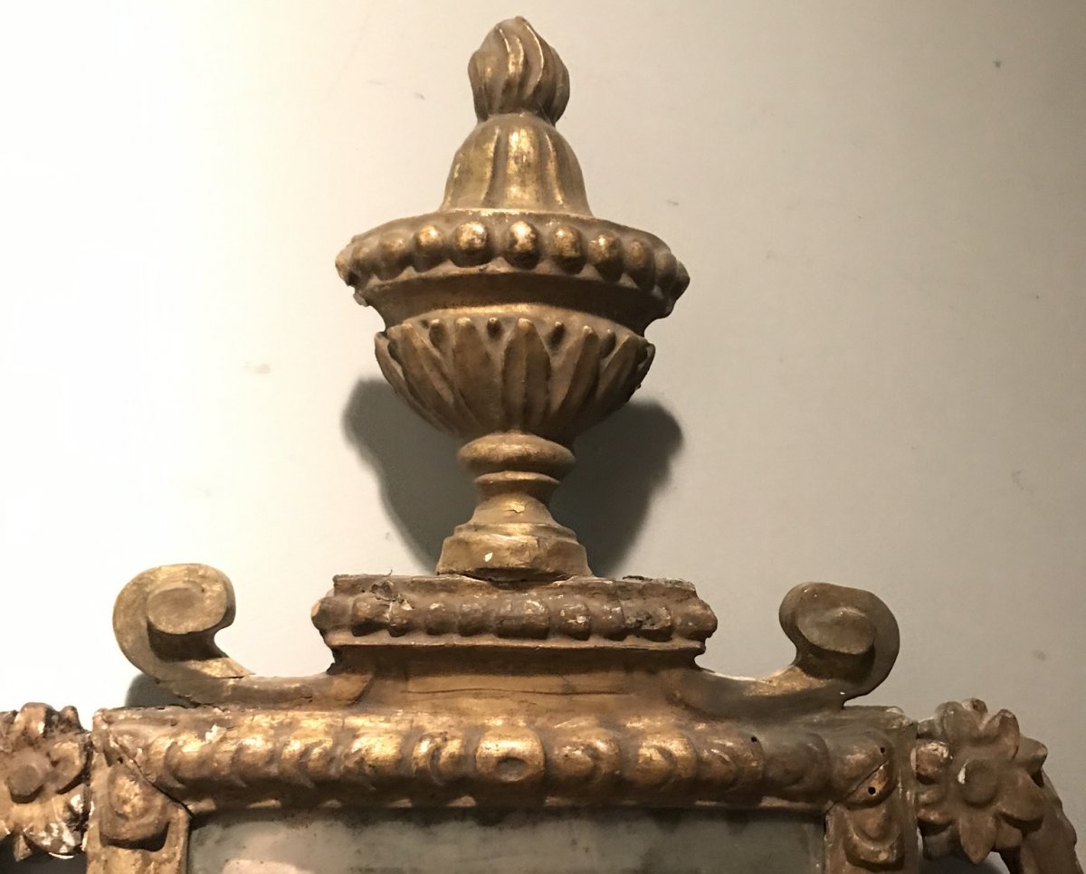 Petit Miroir Toscan Du XVIIIe Siècle. -photo-5