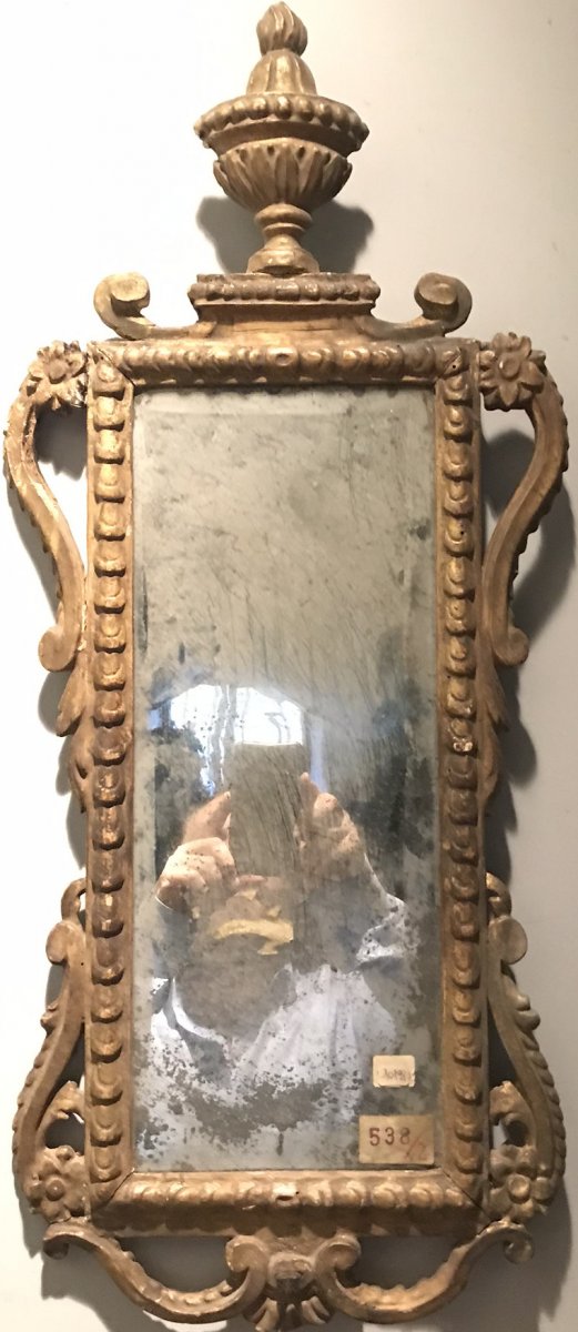 Petit Miroir Toscan Du XVIIIe Siècle. -photo-6