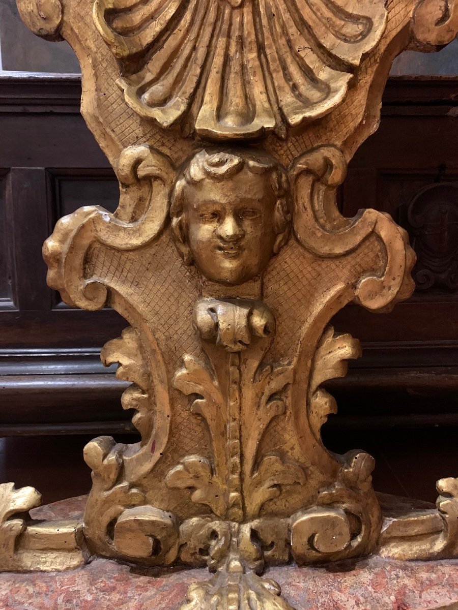 Une Console Baroque Toscane, Début XVIII Siècle -photo-2