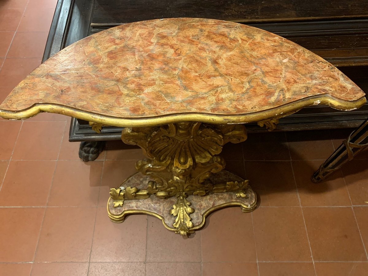 Une Console Baroque Toscane, Début XVIII Siècle -photo-4