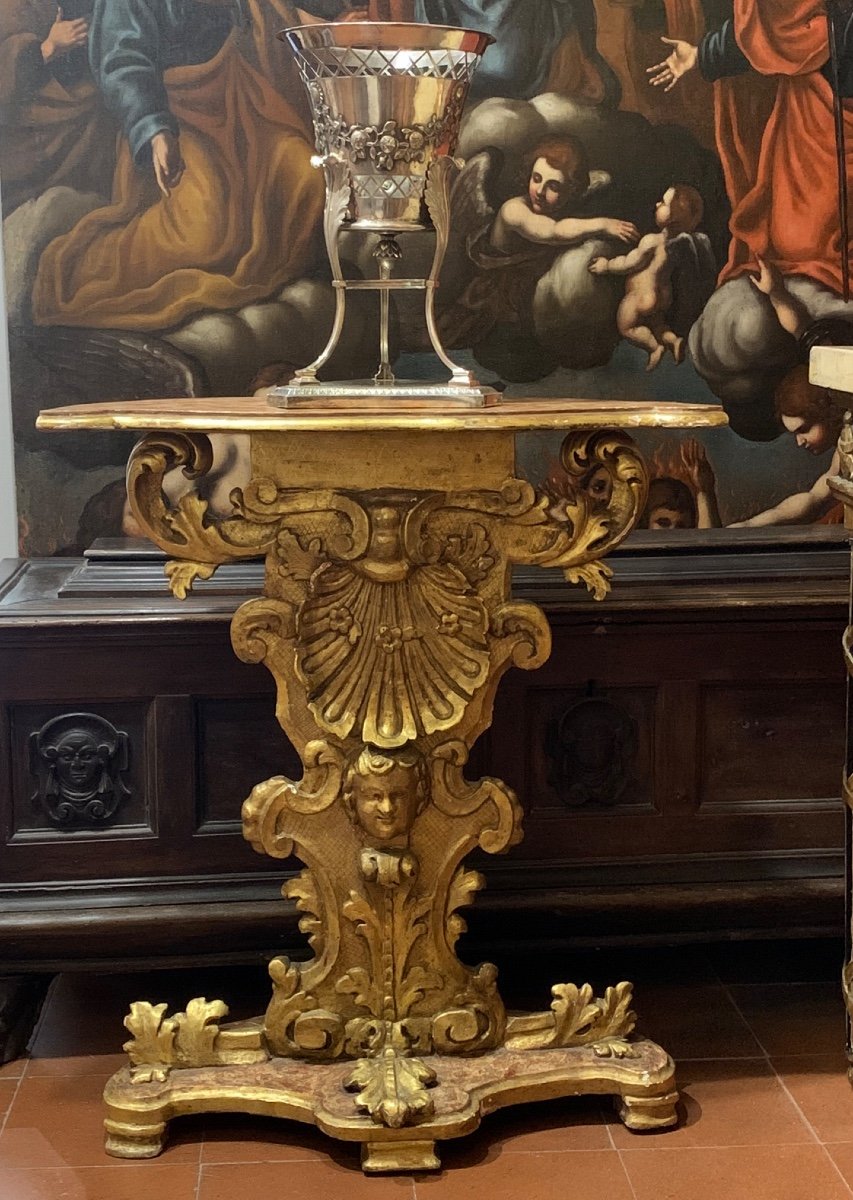 Une Console Baroque Toscane, Début XVIII Siècle 