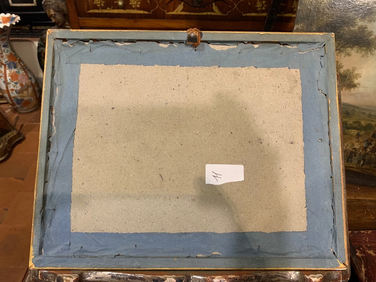 Scène De La Vie Militaire’ Huile Sur Verre, Fin XVIII Siècle  -photo-3